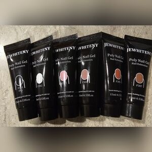 JEWHITENY Poly Nail Gel Set -Set of 6